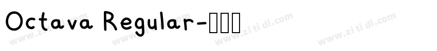 Octava Regular字体转换